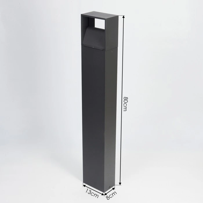 Hofstein Dubona Wegeleuchte LED Anthrazit, 1-flammig 6 Hofstein Dubona Wegeleuchte LED Anthrazit, 1-flammig – Bild 4