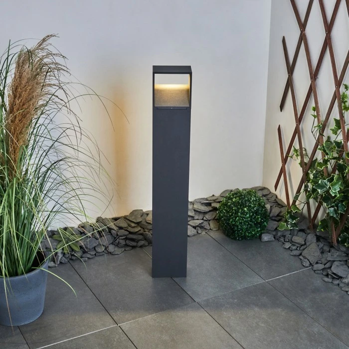Hofstein Dubona Wegeleuchte LED Anthrazit, 1-flammig 9 Hofstein Dubona Wegeleuchte LED Anthrazit, 1-flammig – Bild 7