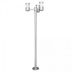 Eglo Leuchten Eglo BASALGO 1 Aussenstehleuchte LED Edelstahl, 3-flammig