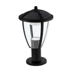 Eglo Leuchten Eglo COMUNERO Sockelleuchte LED Schwarz, Silber, 1-flammig