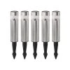Eglo Leuchten Eglo SHINE 5er Set Solar-Wegeleuchte LED Edelstahl, 5-flammig -Günstiges Wegeleuchten Geschäft eglo shine 5er set solar wegeleuchte 48631 0