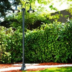 Hofstein Elgin Kandelaber Schwarz, 2-flammig -Günstiges Wegeleuchten Geschäft elgin kandelaber 21091f2 bl 9