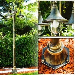 Hofstein Elgin Kandelaber Braun, Gold, 3-flammig -Günstiges Wegeleuchten Geschäft elgin kandelaber 31091f2 bg 8