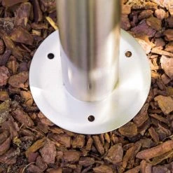 Hofstein Elima Außenstehleuchte Edelstahl, 1-flammig -Günstiges Wegeleuchten Geschäft elima aussenstehleuchte h401 8