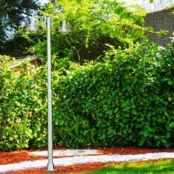 Hofstein Elima Kandelaber Edelstahl, 2-flammig -Günstiges Wegeleuchten Geschäft elima kandelaber h400 6