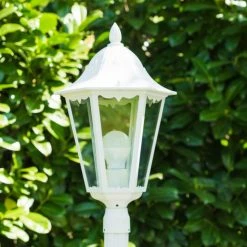 Hofstein Esteli Wegeleuchte Weiß, 1-flammig -Günstiges Wegeleuchten Geschäft esteli wegeleuchte h3002087 10