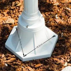 Hofstein Esteli Wegeleuchte Weiß, 1-flammig -Günstiges Wegeleuchten Geschäft esteli wegeleuchte h3002087 3