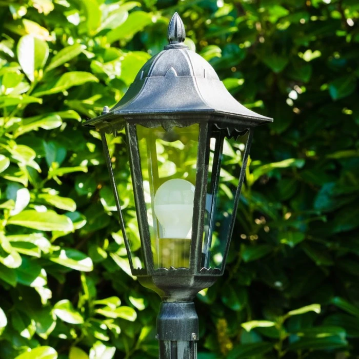 Hofstein Esteli Wegeleuchte Schwarz, 1-flammig 4 Hofstein Esteli Wegeleuchte Schwarz, 1-flammig – Bild 2