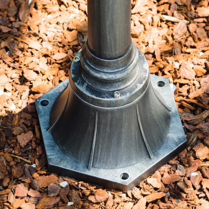 Hofstein Esteli Wegeleuchte Schwarz, 1-flammig 8 Hofstein Esteli Wegeleuchte Schwarz, 1-flammig – Bild 6