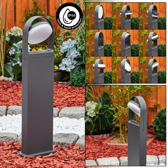 Hofstein Falatasa Wegeleuchte LED Anthrazit, 1-flammig 3 Hofstein Falatasa Wegeleuchte LED Anthrazit, 1-flammig