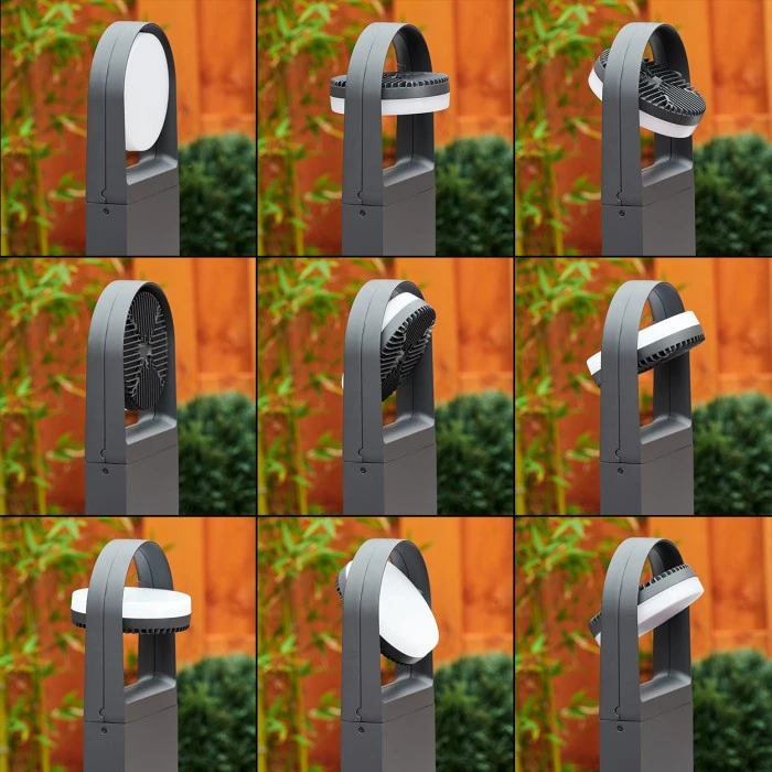 Hofstein Falatasa Wegeleuchte LED Anthrazit, 1-flammig 4 Hofstein Falatasa Wegeleuchte LED Anthrazit, 1-flammig – Bild 2