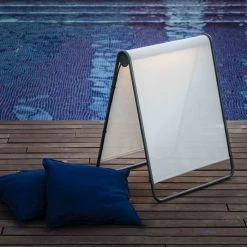 Faro Barcelona Cadaques Aussenstehleuchte LED Cremefarben, 1-flammig