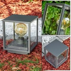 Hofstein Faroer Pollerleuchte Anthrazit, 1-flammig