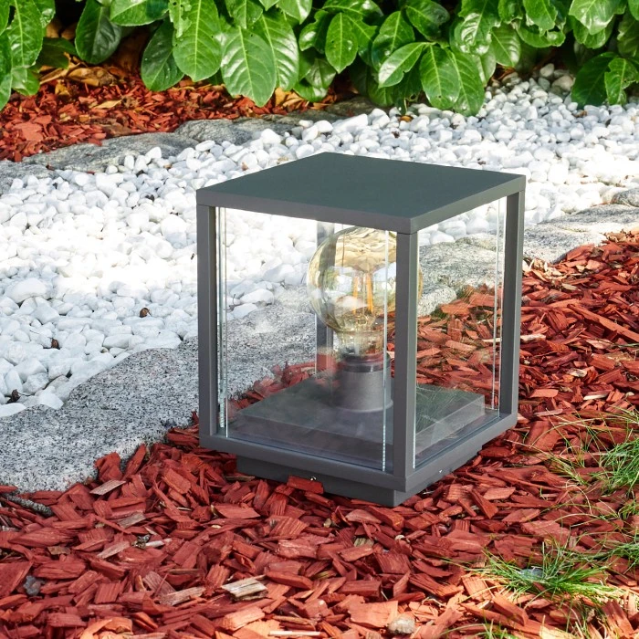 Hofstein Faroer Pollerleuchte Anthrazit, 1-flammig 7 Hofstein Faroer Pollerleuchte Anthrazit, 1-flammig – Bild 5