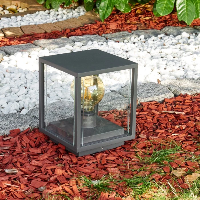 Hofstein Faroer Pollerleuchte Anthrazit, 1-flammig 9 Hofstein Faroer Pollerleuchte Anthrazit, 1-flammig – Bild 7