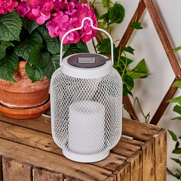 Hofstein Frosinone Solarleuchte LED Weiß, 1-flammig 5 Hofstein Frosinone Solarleuchte LED Weiß, 1-flammig – Bild 3