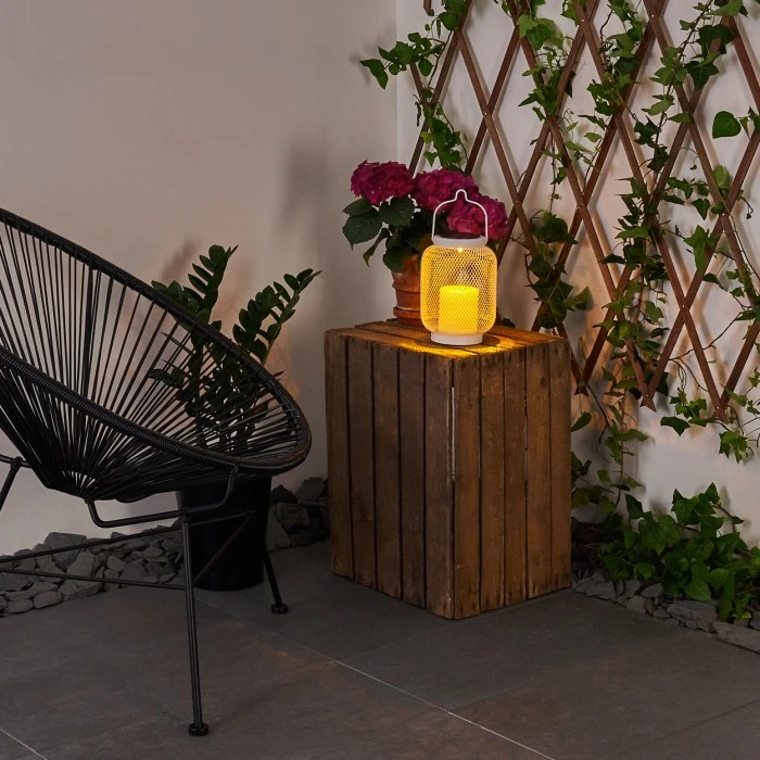 Hofstein Frosinone Solarleuchte LED Weiß, 1-flammig 8 Hofstein Frosinone Solarleuchte LED Weiß, 1-flammig – Bild 6