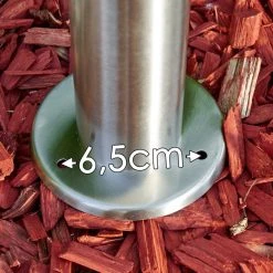 Hofstein Froslev Wegeleuchte LED Chrom, 2-flammig -Günstiges Wegeleuchten Geschäft froslev wegeleuchte h3342541 do1 11