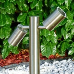 Hofstein Froslev Wegeleuchte LED Chrom, 2-flammig -Günstiges Wegeleuchten Geschäft froslev wegeleuchte h3342541 do1 3