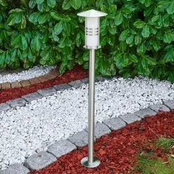 Hofstein Fukuoka Wegeleuchte Silber, 1-flammig -Günstiges Wegeleuchten Geschäft fukuoka wegeleuchte h3344033 do1 10