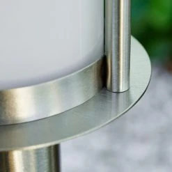 Hofstein Fukuoka Wegeleuchte Silber, 1-flammig -Günstiges Wegeleuchten Geschäft fukuoka wegeleuchte h3344033 do1 11