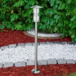 Hofstein Fukuoka Wegeleuchte Silber, 1-flammig -Günstiges Wegeleuchten Geschäft fukuoka wegeleuchte h3344033 do1 4