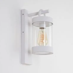 Hofstein Fulham Außenwandleuchte Weiß, 1-flammig -Günstiges Wegeleuchten Geschäft fulham aussenwandleuchte h3420638 7