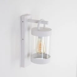 Hofstein Fulham Außenwandleuchte Weiß, 1-flammig -Günstiges Wegeleuchten Geschäft fulham aussenwandleuchte h3420638 9