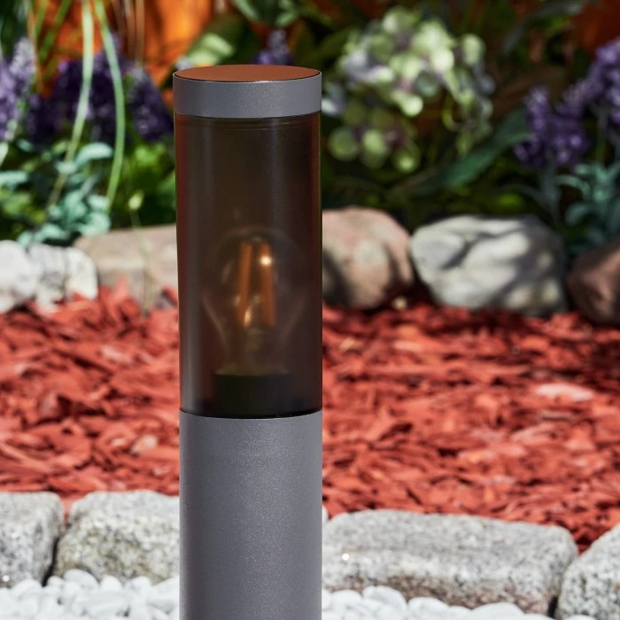 Hofstein Gaborone Sockelleuchte Schwarz, Anthrazit, 1-flammig 12 Hofstein Gaborone Sockelleuchte Schwarz, Anthrazit, 1-flammig – Bild 10