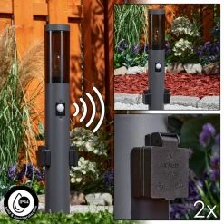 Hofstein Gaborone Sockelleuchte Anthrazit, 1-flammig, Bewegungsmelder 18 Hofstein Gaborone Sockelleuchte Anthrazit, 1-flammig, Bewegungsmelder -Günstiges Wegeleuchten Geschäft gaborone sockelleuchte h3607848 5