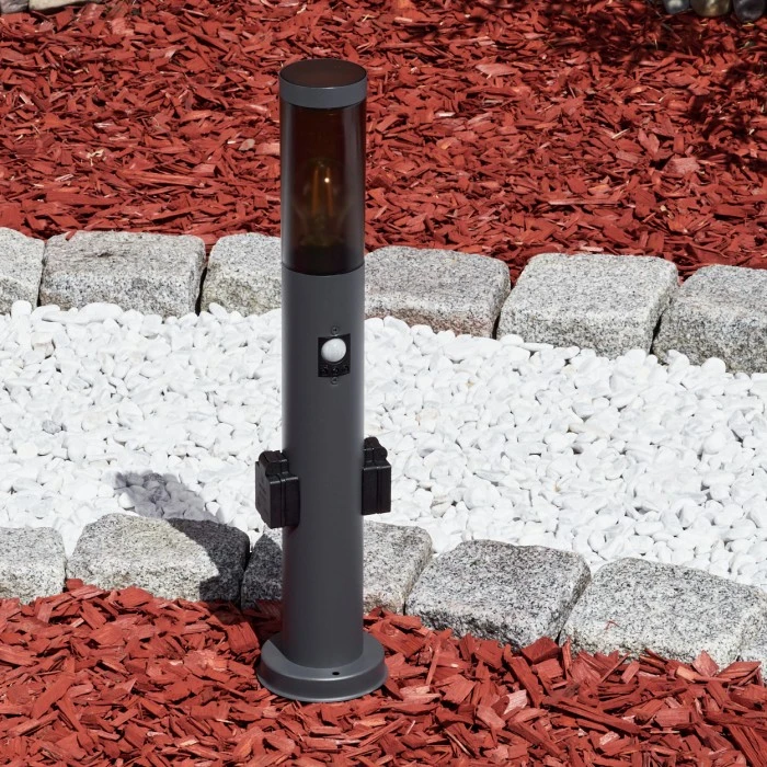 Hofstein Gaborone Sockelleuchte Anthrazit, 1-flammig, Bewegungsmelder 10 Hofstein Gaborone Sockelleuchte Anthrazit, 1-flammig, Bewegungsmelder – Bild 8