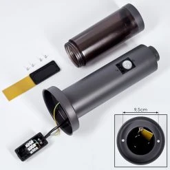 Hofstein Gaborone Sockelleuchte Anthrazit, 1-flammig, Bewegungsmelder -Günstiges Wegeleuchten Geschäft gaborone sockelleuchte h3607862 4