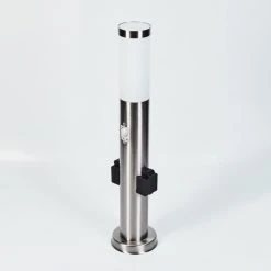 Hofstein Gaborone Wegeleuchte LED Nickel-Matt, 1-flammig, Bewegungsmelder -Günstiges Wegeleuchten Geschäft gaborone wegeleuchte h3445730 6