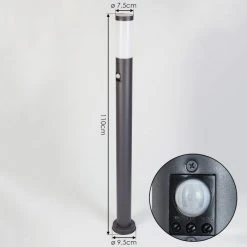 Hofstein Gaborone Wegeleuchte Anthrazit, 1-flammig, Bewegungsmelder -Günstiges Wegeleuchten Geschäft gaborone wegeleuchte h3445792 3