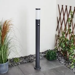 Hofstein Gaborone Wegeleuchte Anthrazit, 1-flammig, Bewegungsmelder -Günstiges Wegeleuchten Geschäft gaborone wegeleuchte h3445792 9