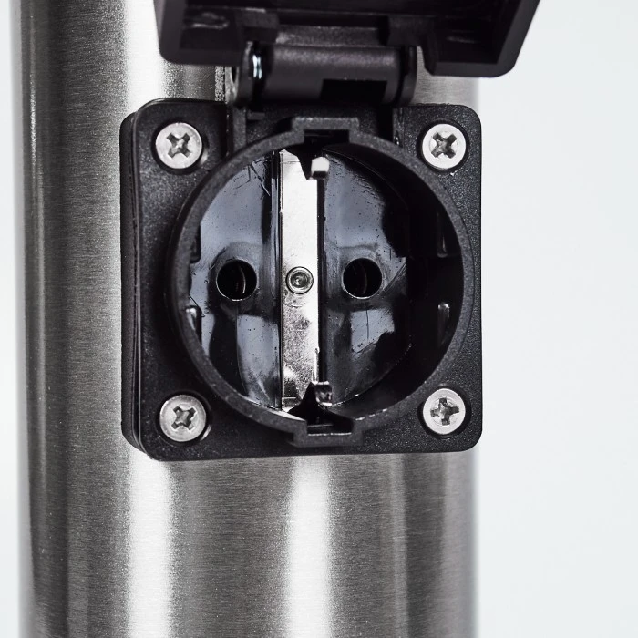 Hofstein Gaborone Wegeleuchte LED Nickel-Matt, 1-flammig 8 Hofstein Gaborone Wegeleuchte LED Nickel-Matt, 1-flammig – Bild 6