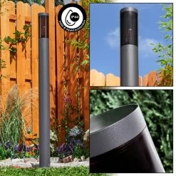 Hofstein Gaborone Wegeleuchte Anthrazit, 1-flammig