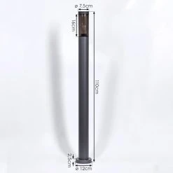 Hofstein Gaborone Wegeleuchte Anthrazit, 1-flammig -Günstiges Wegeleuchten Geschäft gaborone wegeleuchte h3607916 3