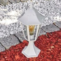 Hofstein Gilze Sockelleuchte Weiß, 1-flammig -Günstiges Wegeleuchten Geschäft gilze sockelleuchte h3291986 do1 4