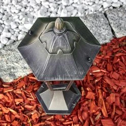 Hofstein Gilze Sockelleuchte Schwarz, 1-flammig -Günstiges Wegeleuchten Geschäft gilze sockelleuchte h3292006 do1 7