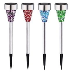 Globo 12er Set Solarleuchte LED Nickel-Matt, 1-flammig 9 Globo 12er Set Solarleuchte LED Nickel-Matt, 1-flammig -Günstiges Wegeleuchten Geschäft globo 12er set solarleuchte 36351 12 2