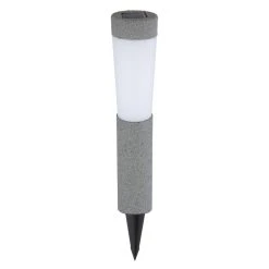 Globo 2er Set Solarleuchte LED Grau, 1-flammig -Günstiges Wegeleuchten Geschäft globo 2er set solarleuchte 33785 2 3