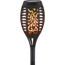 Globo 3er Set SOKARO Solarleuchte LED Schwarz, 12-flammig -Günstiges Wegeleuchten Geschäft globo 3er set sokaro solarleuchte 33536 3 2