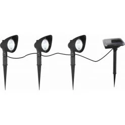 Globo 3er Set Solarleuchte LED Schwarz, 3-flammig 6 Globo 3er Set Solarleuchte LED Schwarz, 3-flammig -Günstiges Wegeleuchten Geschäft globo 3er set solarleuchte 33027 3 2