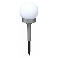 Globo 3er Set Solarleuchte LED Silber, 1-flammig -Günstiges Wegeleuchten Geschäft globo 3er set solarleuchte 33770 3 3
