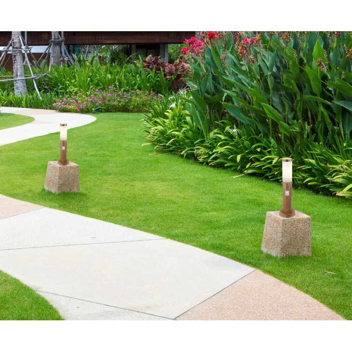 Globo BOSTON Sockelleuchte Holz dunkel, 1-flammig, Bewegungsmelder 3 Globo BOSTON Sockelleuchte Holz dunkel, 1-flammig, Bewegungsmelder