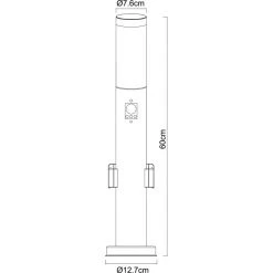 Globo BOSTON Wegeleuchte Anthrazit, 1-flammig, Bewegungsmelder 11 Globo BOSTON Wegeleuchte Anthrazit, 1-flammig, Bewegungsmelder -Günstiges Wegeleuchten Geschäft globo boston wegeleuchte 3158aks 4