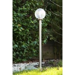 Globo BOWLE II Außenlampe Edelstahl, Transparent, Klar, 1-flammig 11 Globo BOWLE II Außenlampe Edelstahl, Transparent, Klar, 1-flammig -Günstiges Wegeleuchten Geschäft globo bowle ii aussenlampe 3182 do1 1