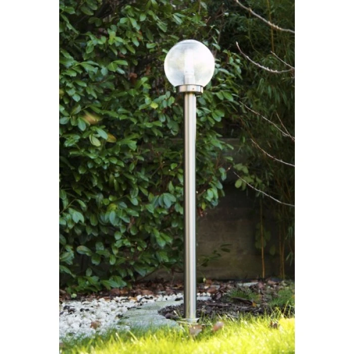 Globo BOWLE II Außenlampe Edelstahl, Transparent, Klar, 1-flammig 4 Globo BOWLE II Außenlampe Edelstahl, Transparent, Klar, 1-flammig – Bild 2