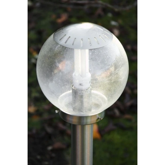 Globo BOWLE II Außenlampe Edelstahl, Transparent, Klar, 1-flammig 5 Globo BOWLE II Außenlampe Edelstahl, Transparent, Klar, 1-flammig – Bild 3